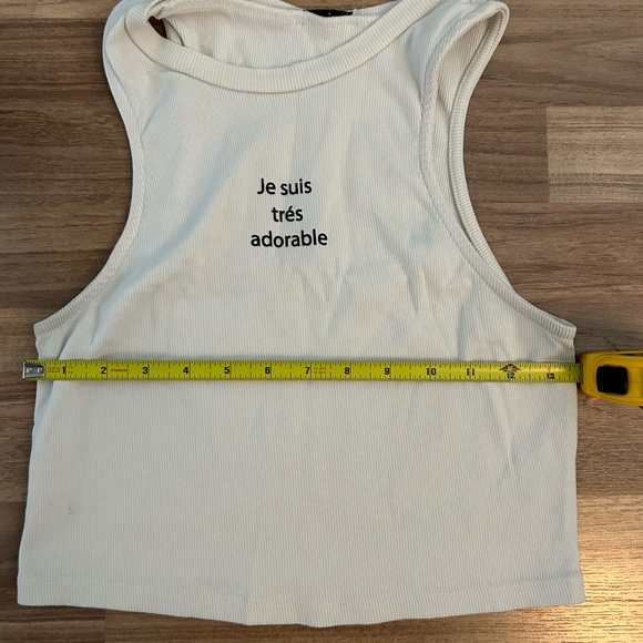 Zara - small white crop top - Picture 4 of 4